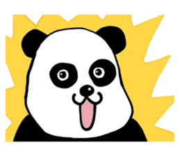 The world of a panda sticker #7853357