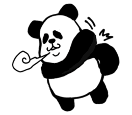 The world of a panda sticker #7853360