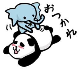 The world of a panda sticker #7853361