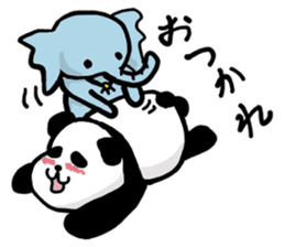 The world of a panda sticker #7853361