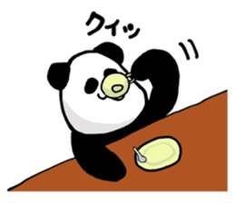 The world of a panda sticker #7853364