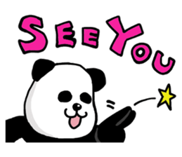 The world of a panda sticker #7853370