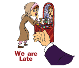 Arabic Couple (English version) sticker #7853990