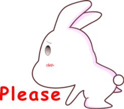 Cool dog rabbit new version sticker #7854019