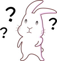 Cool dog rabbit new version sticker #7854025