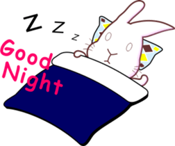 Cool dog rabbit new version sticker #7854049