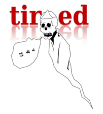 society of the bone! sticker #7854461