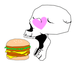 society of the bone! sticker #7854466