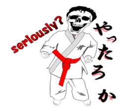 society of the bone! sticker #7854476