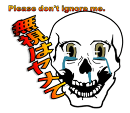 society of the bone! sticker #7854481