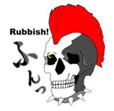 society of the bone! sticker #7854482