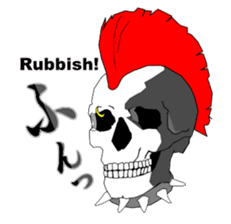 society of the bone! sticker #7854482