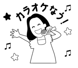 Adult Women's Party sticker #7854624