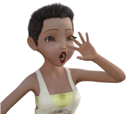 PG Girl sticker #7854698