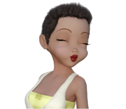 PG Girl sticker #7854700