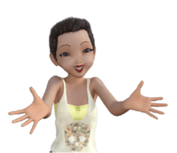 PG Girl sticker #7854701