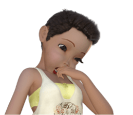 PG Girl sticker #7854702