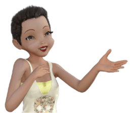 PG Girl sticker #7854706