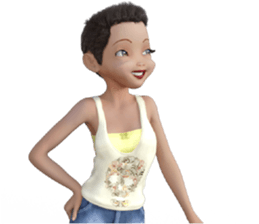 PG Girl sticker #7854708