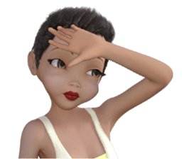 PG Girl sticker #7854710