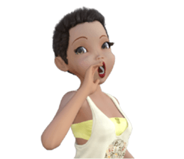 PG Girl sticker #7854711