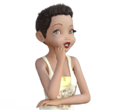 PG Girl sticker #7854712