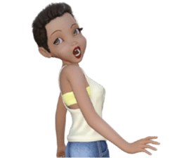 PG Girl sticker #7854714