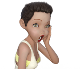 PG Girl sticker #7854715