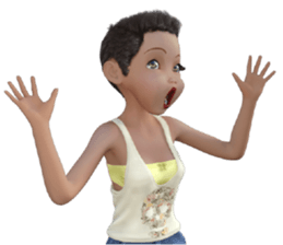 PG Girl sticker #7854717