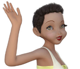 PG Girl sticker #7854718