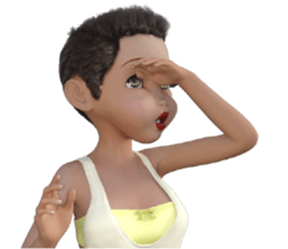 PG Girl sticker #7854719