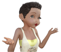 PG Girl sticker #7854720