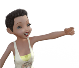 PG Girl sticker #7854721