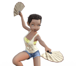 PG Girl sticker #7854724