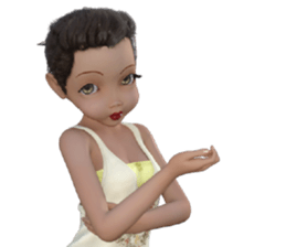 PG Girl sticker #7854728