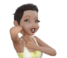 PG Girl sticker #7854729