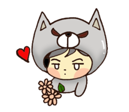 Litte deer and Mr. Fox sticker #7855238