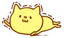 a loooose cat. sticker #7855397