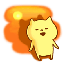 a loooose cat. sticker #7855400