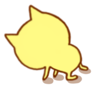 a loooose cat. sticker #7855402
