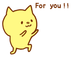 a loooose cat. sticker #7855407