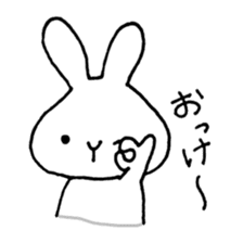 Rabbit Y sticker #7855746