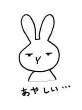 Rabbit Y sticker #7855764