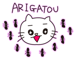 White cat(Daily) sticker #7856142