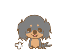 Pretty dachs dog sticker sticker #7856182