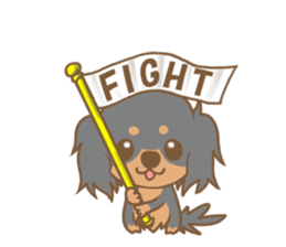 Pretty dachs dog sticker sticker #7856186