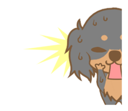 Pretty dachs dog sticker sticker #7856190