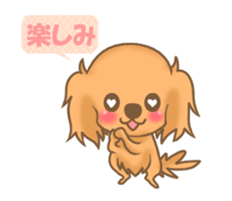 Pretty dachs dog sticker sticker #7856199