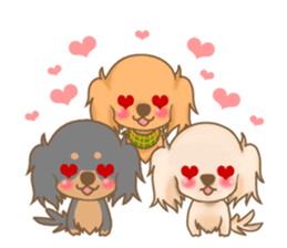 Pretty dachs dog sticker sticker #7856204