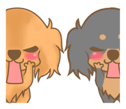 Pretty dachs dog sticker sticker #7856205